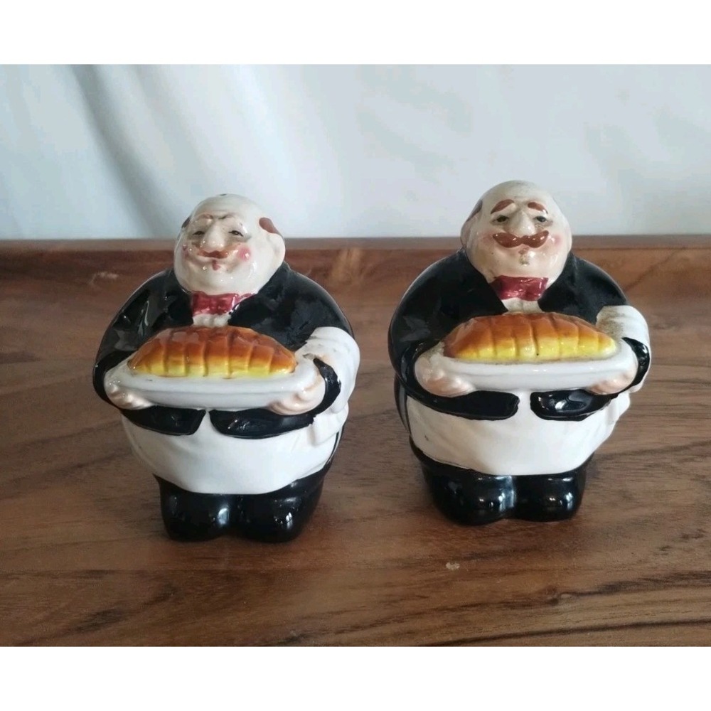 The Chef, Heartfelt Kitchen Creations Butler Waiter Garçon Salt & Pepper